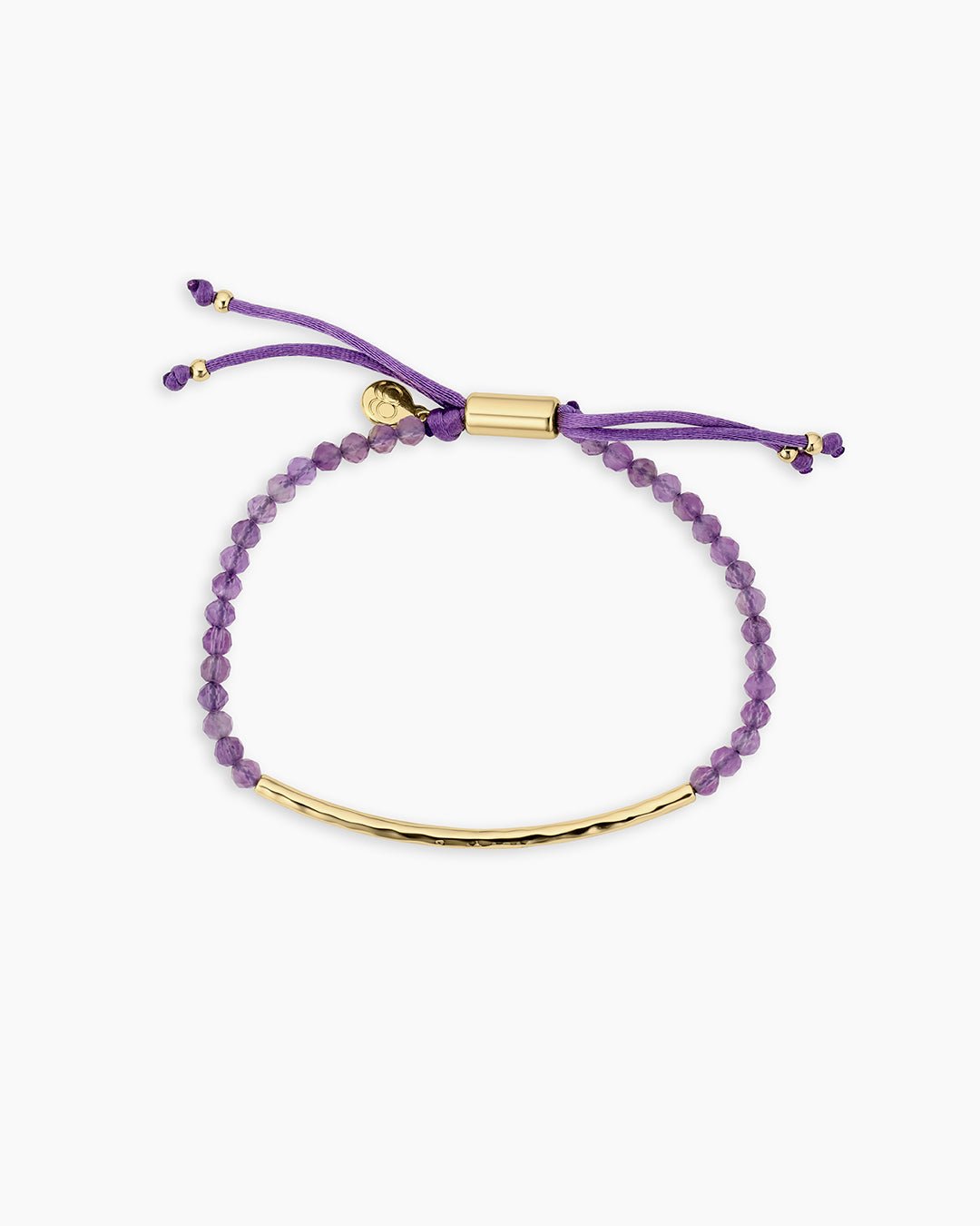 Power Gemstone Bracelet for Tranquility || option::18k Gold Plated, Amethyst