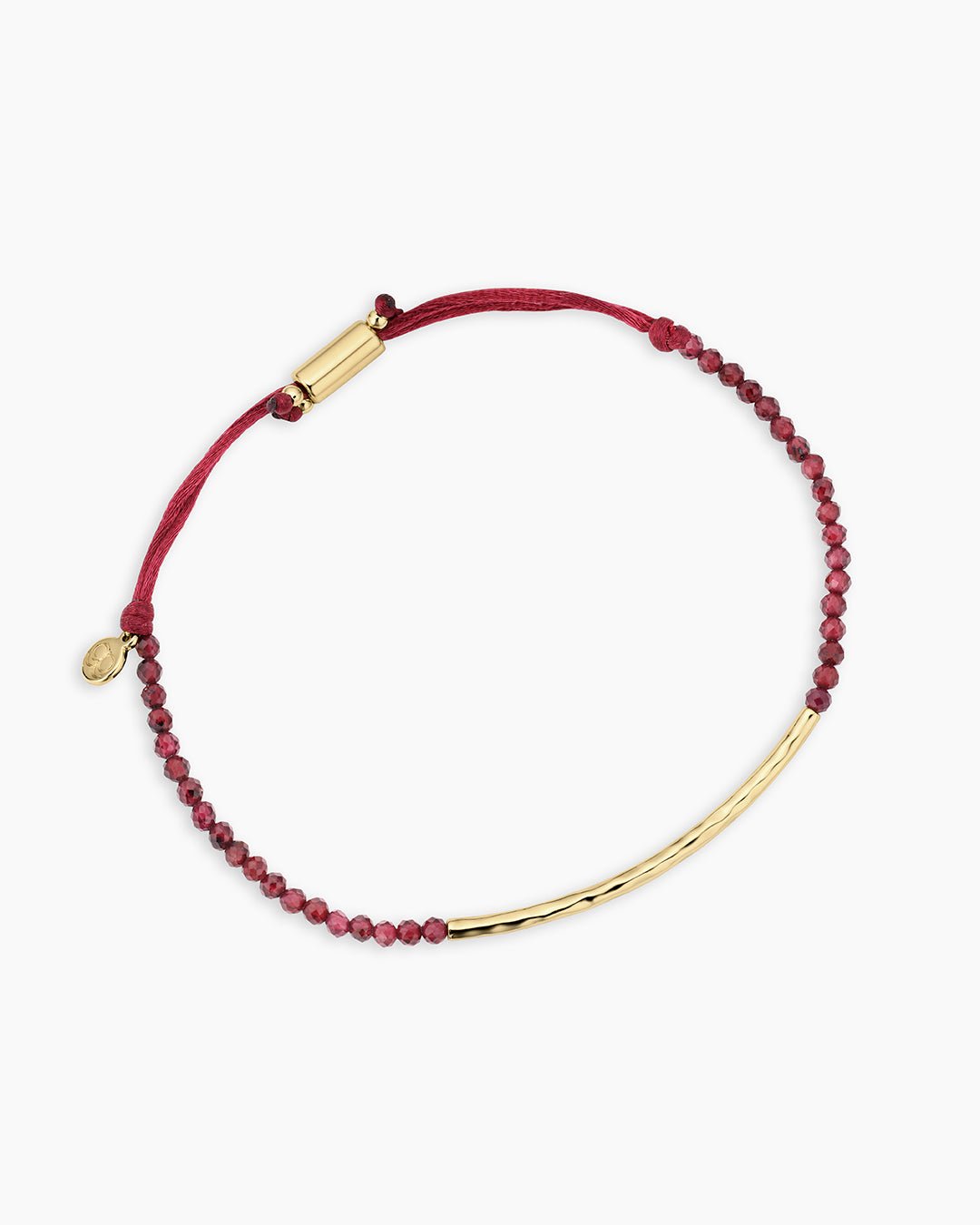 Power Gemstone Bracelet for Energy || option::18k Gold Plated, Garnet