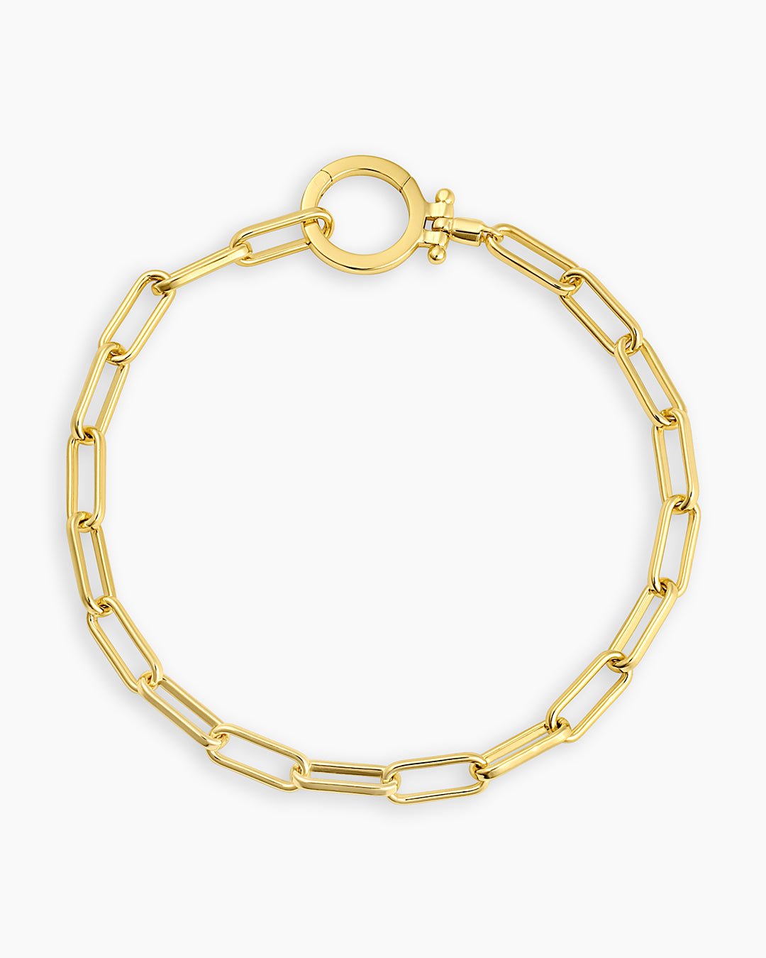 Parker Bracelet Chain link bracelet || option::18k Gold Plated