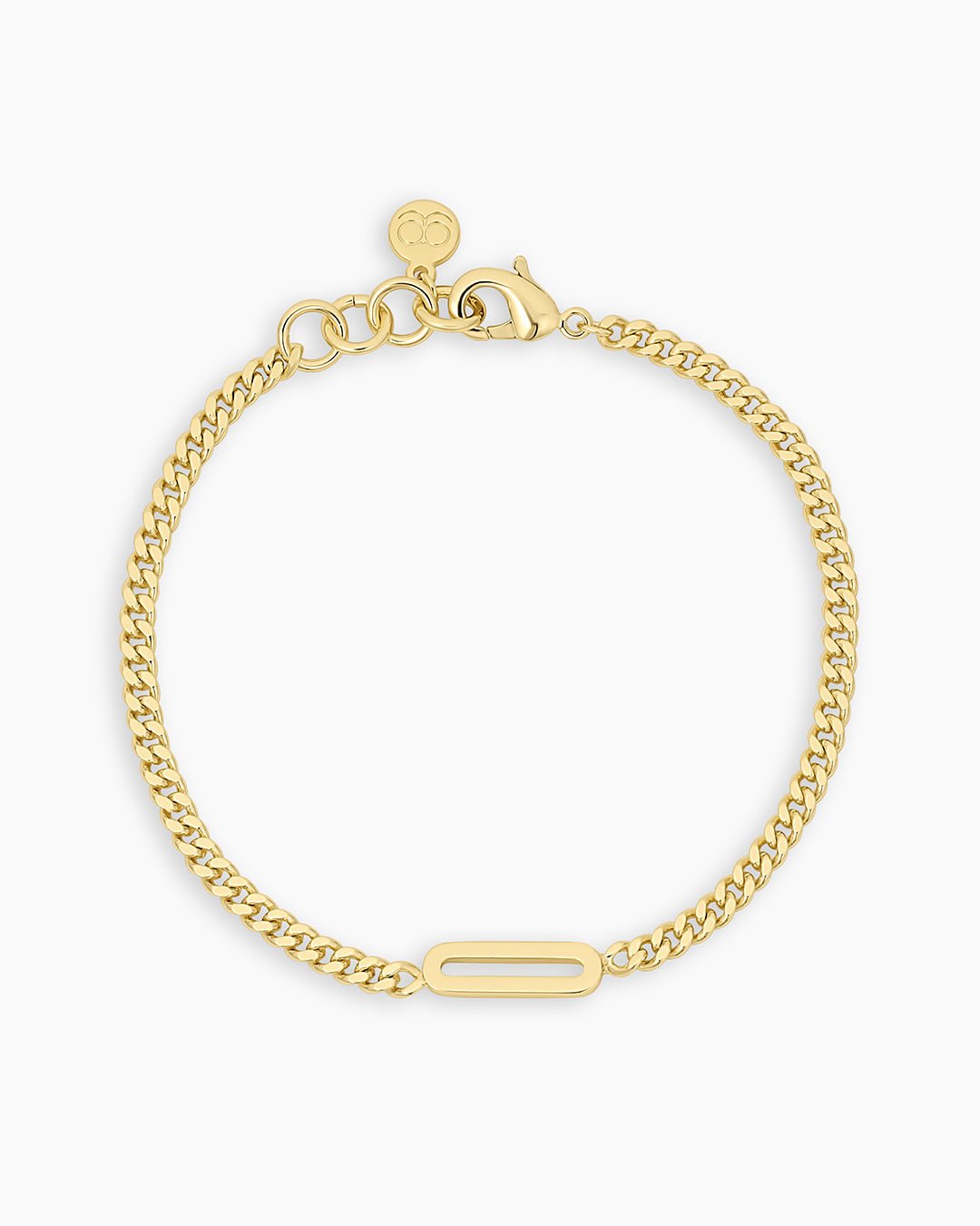 Wilder Alphabet Bracelet Alphabet Bracelet #O || option::18k Gold Plated, O