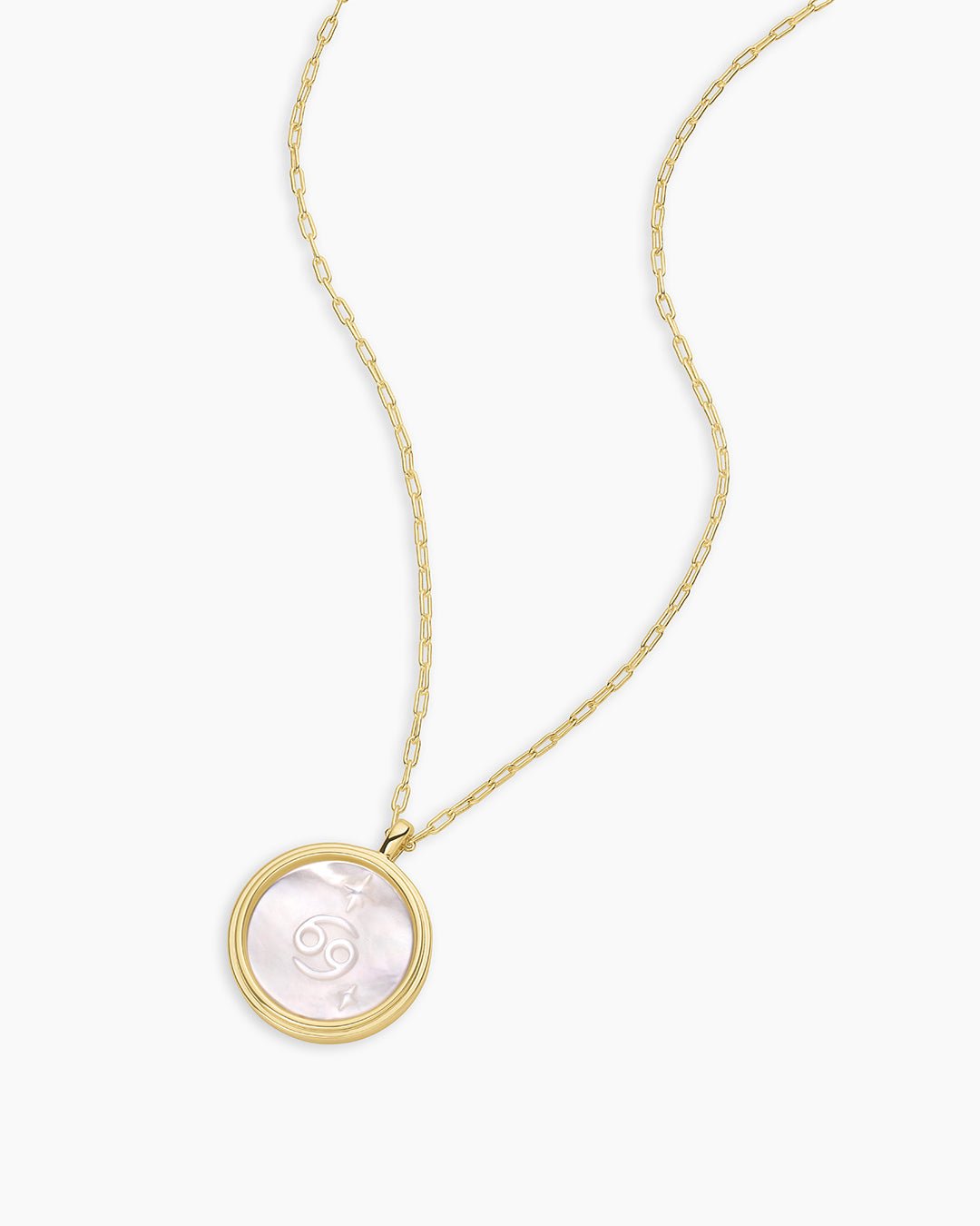 Zodiac Necklace - Scorpio, Astrology Coin Necklace, Scorpio Necklace || option::18k Gold Plated, Cancer