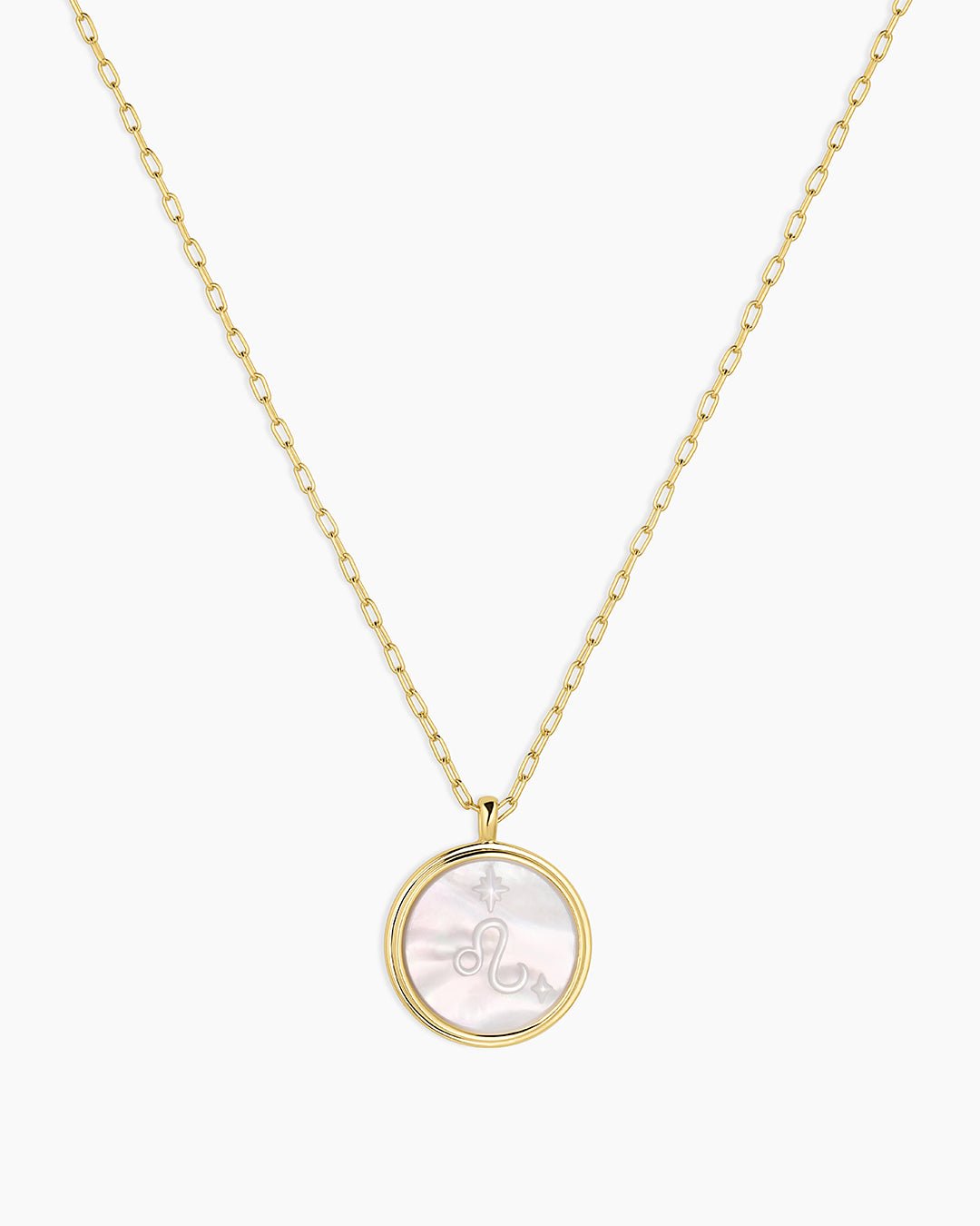 Zodiac Necklace - Scorpio, Astrology Coin Necklace, Scorpio Necklace || option::18k Gold Plated, Leo