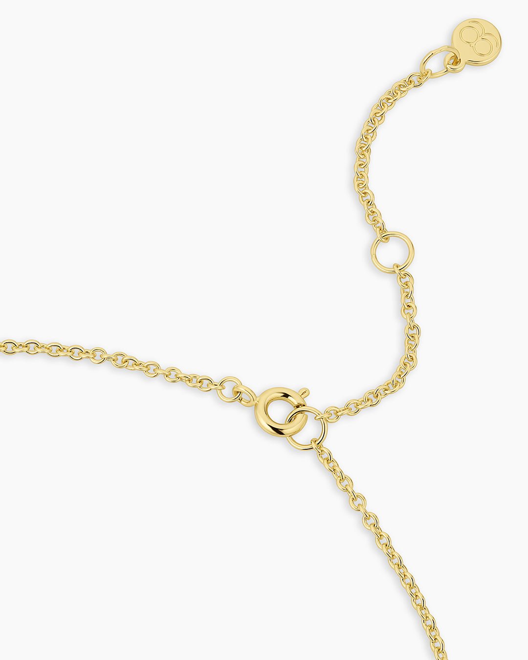 Rose Interlocking Necklace || option::18k Gold Plated