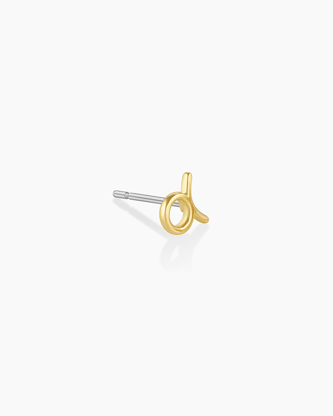 Zodiac Charm Stud - Taurus || option::18k Gold Plated, Taurus