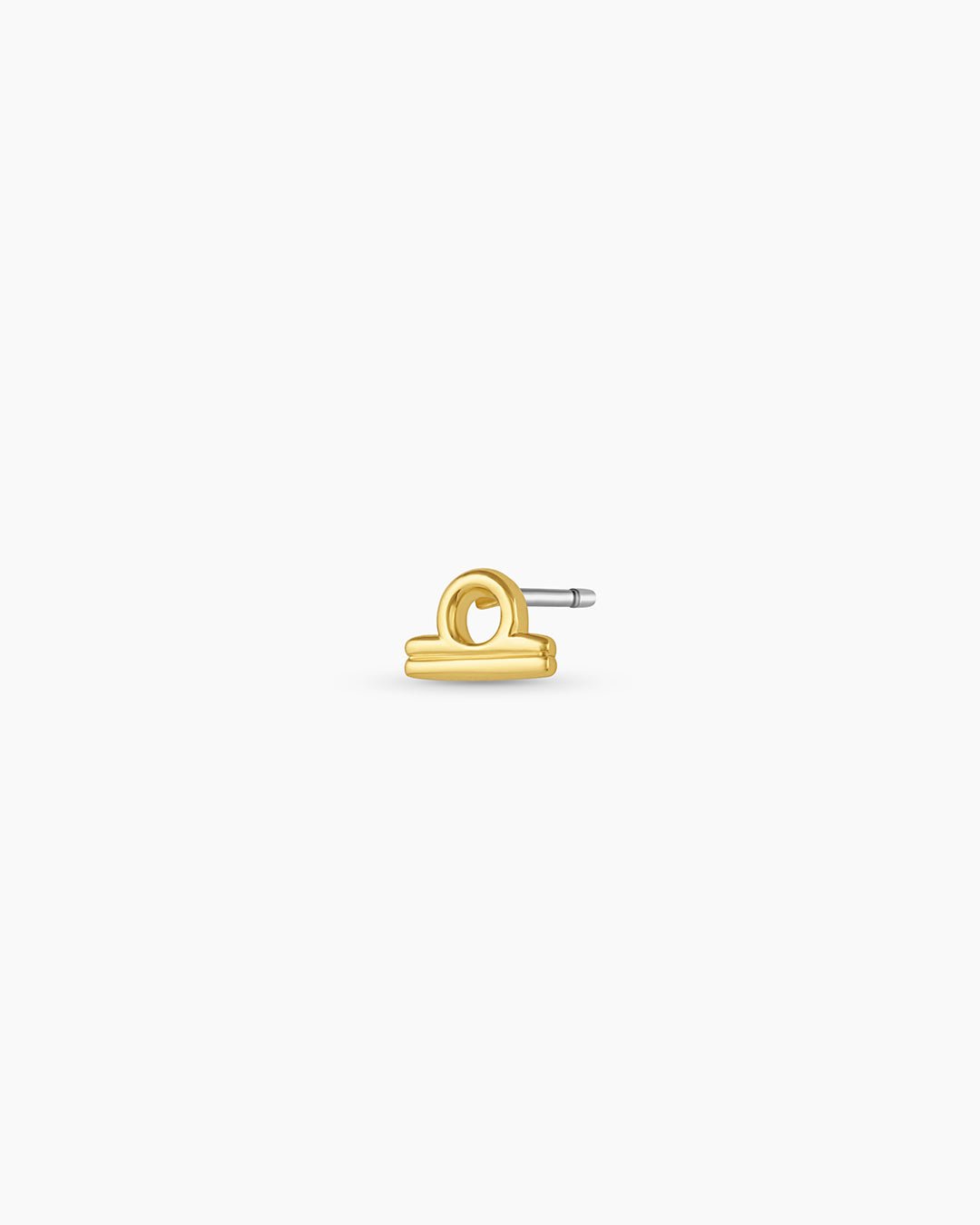 Zodiac Charm Stud - Libra || option::18k Gold Plated, Libra