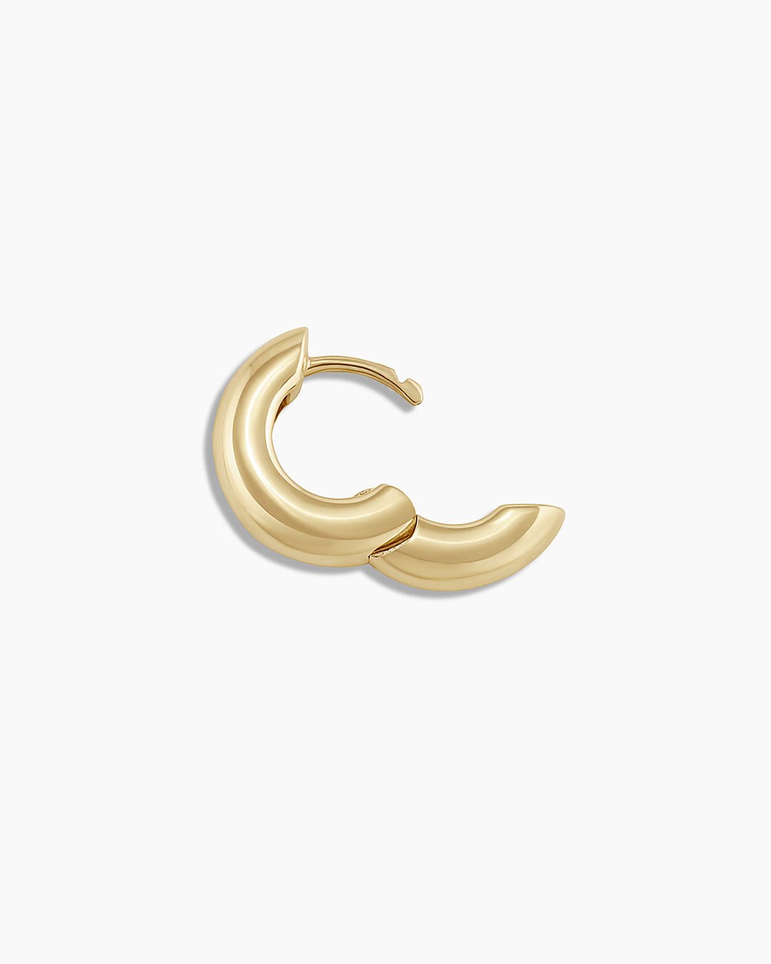 Lou Huggie Earring || option::14k Solid Gold