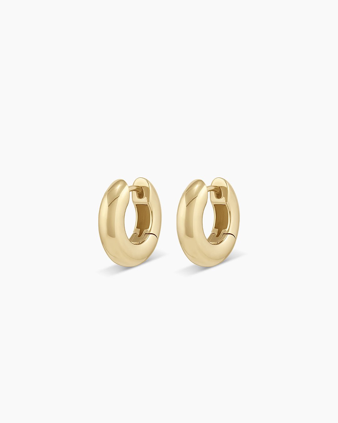 Lou Huggie Earring || option::14k Solid Gold