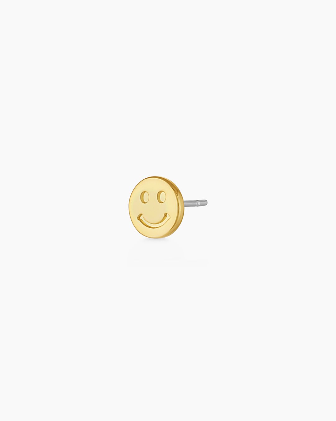 Happy Single Stud || option::18k Gold Plated