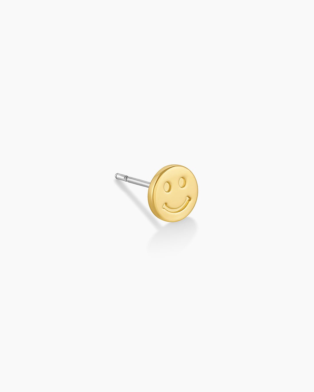 Happy Single Stud || option::18k Gold Plated