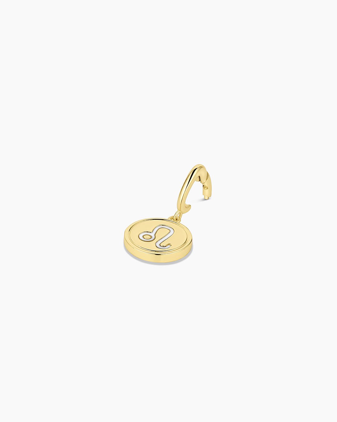 Zodiac Parker Charm || option::18k Gold Plated, Leo