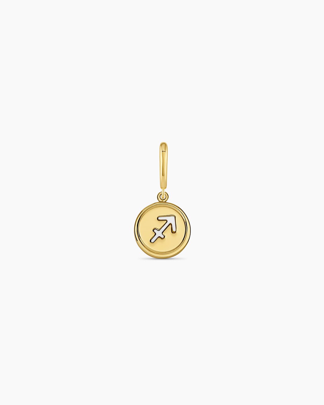 Zodiac Parker Charm || option::18k Gold Plated, Sagittarius