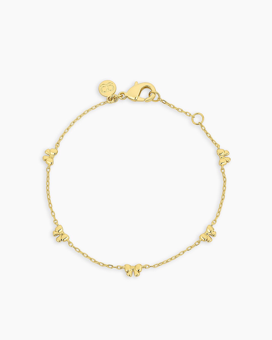 Mini Bow Bracelet || option::18k Gold Plated