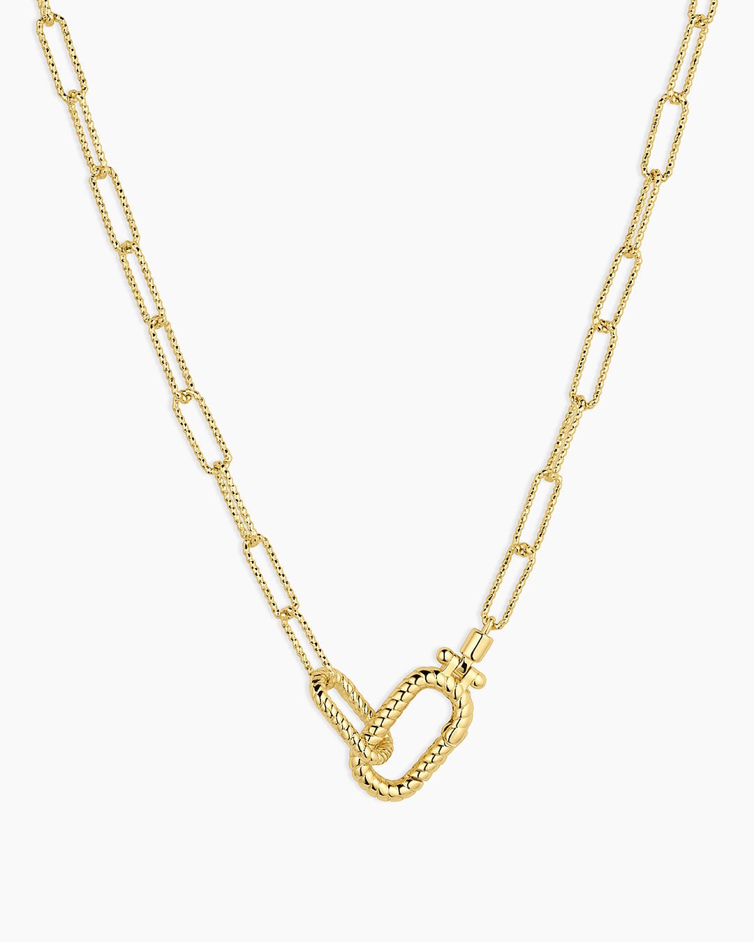 Crew Link Necklace || option::18k Gold Plated