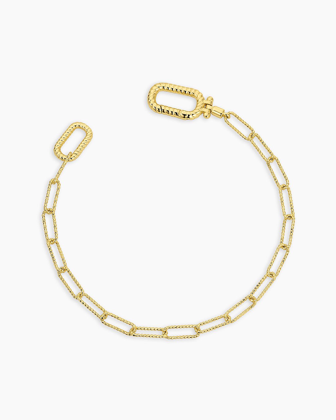 Crew Link Bracelet || option::18k Gold Plated