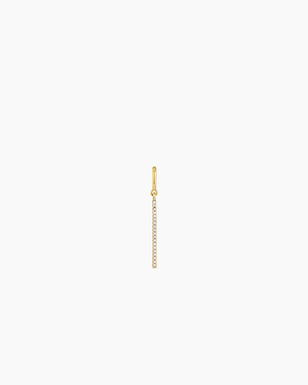 Shimmer Bar Parker Charm || option::18k Gold Plated