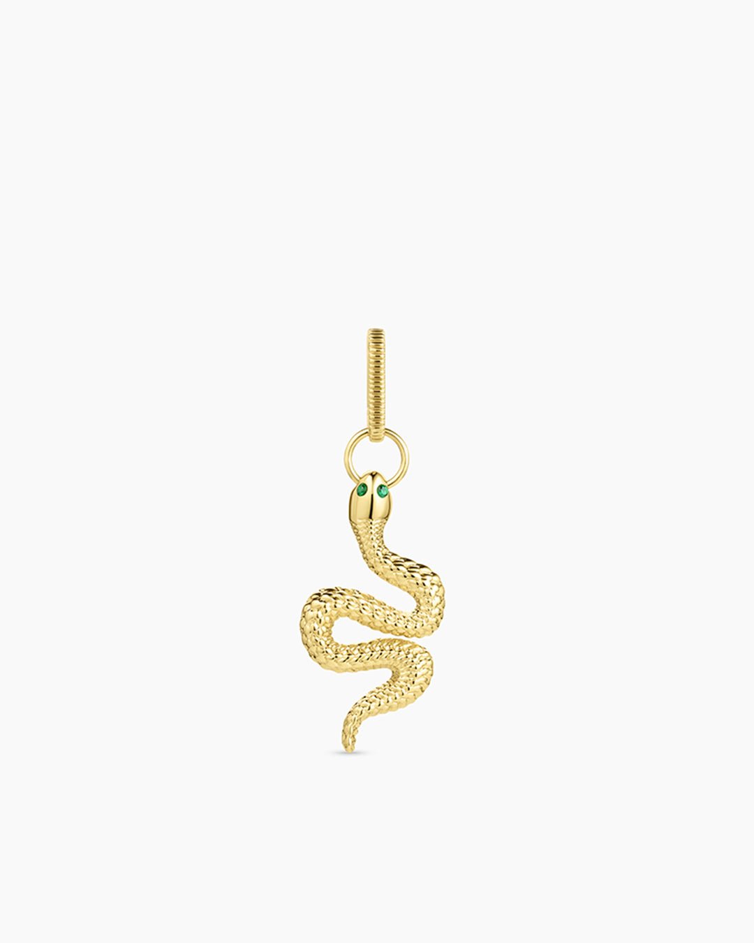 Snake Statement Charm || option::18k Gold Plated