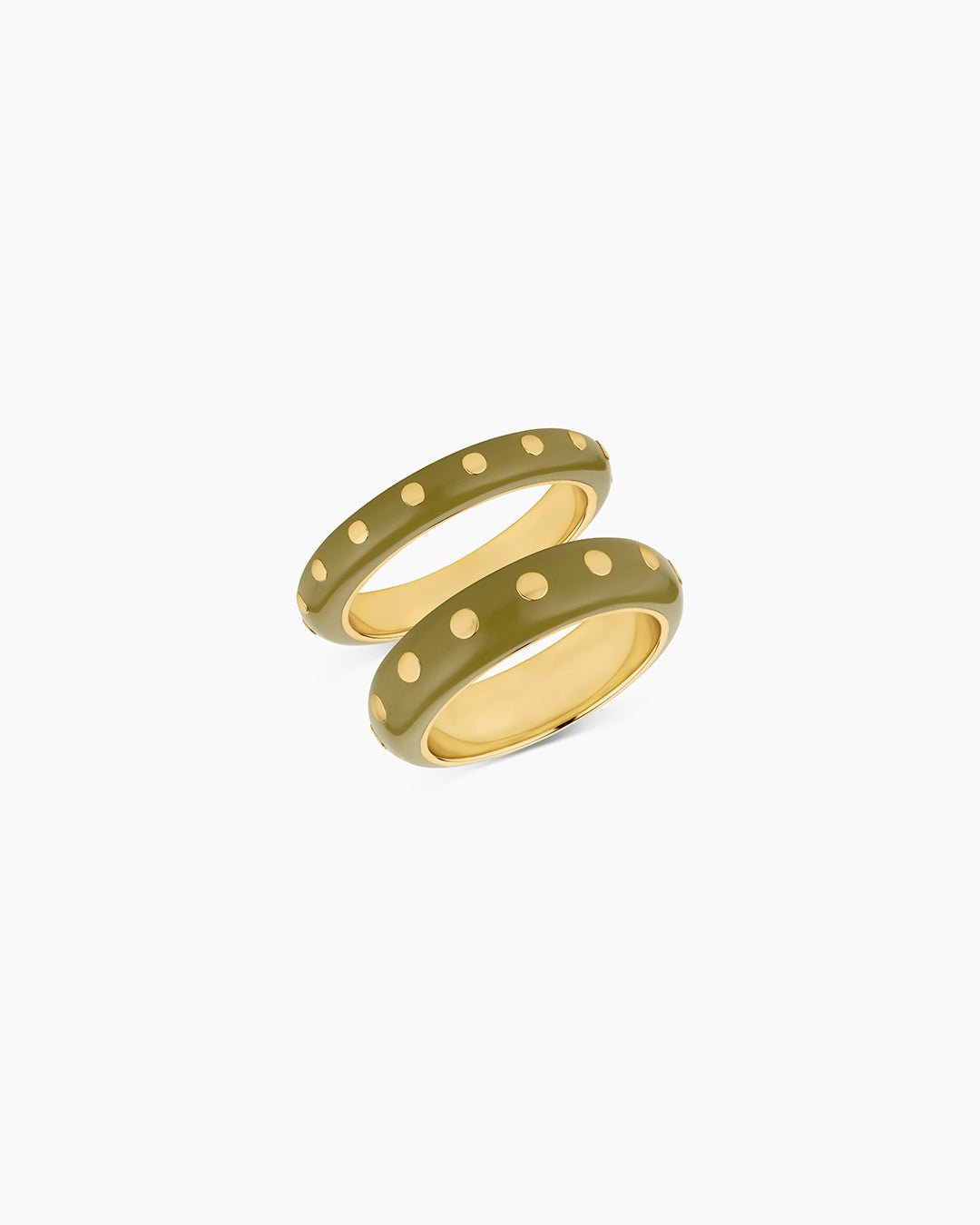 Asher Ring Set || option::18k Gold Plated