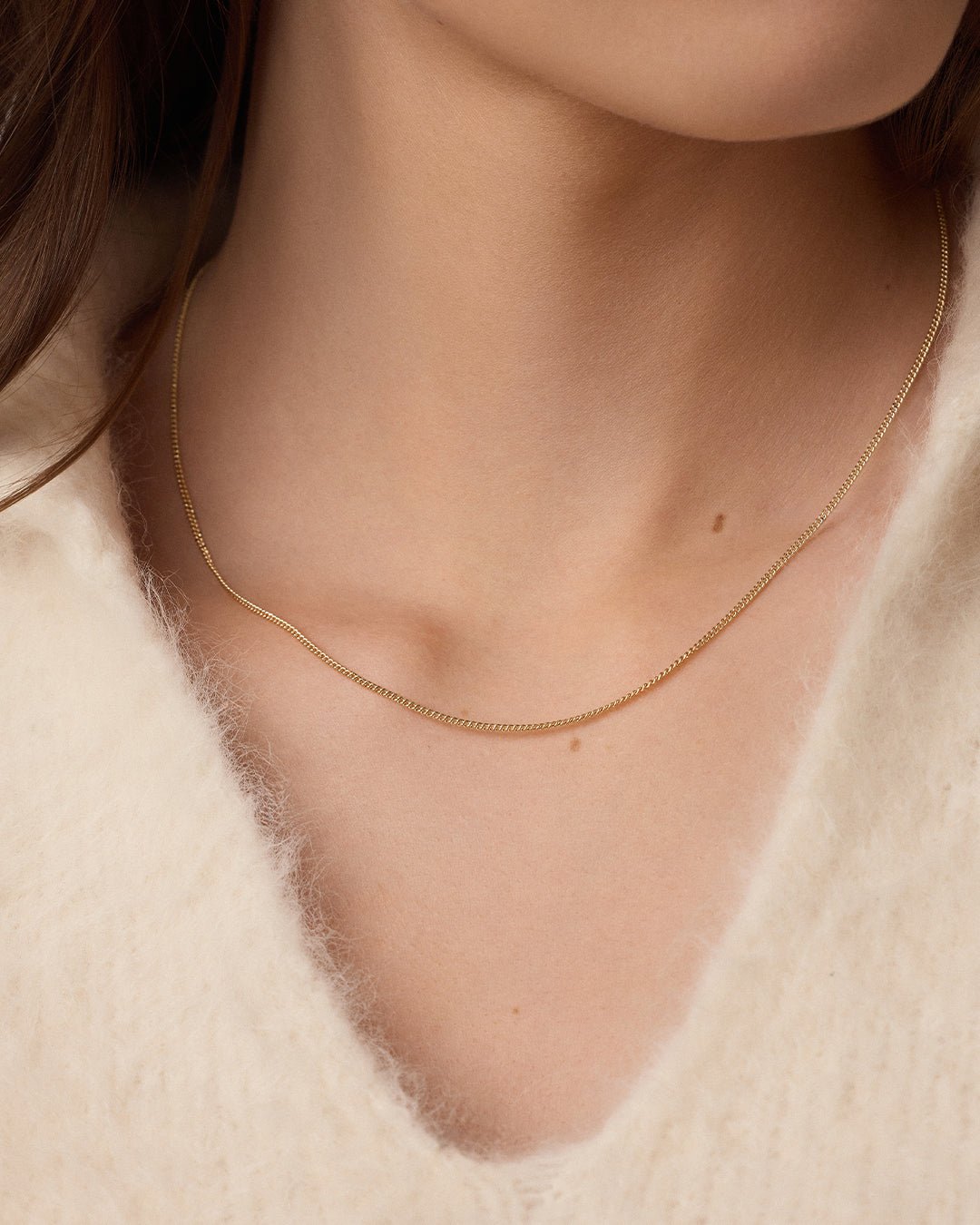 Wilder Micro Mini Necklace || option::18k Gold Plated