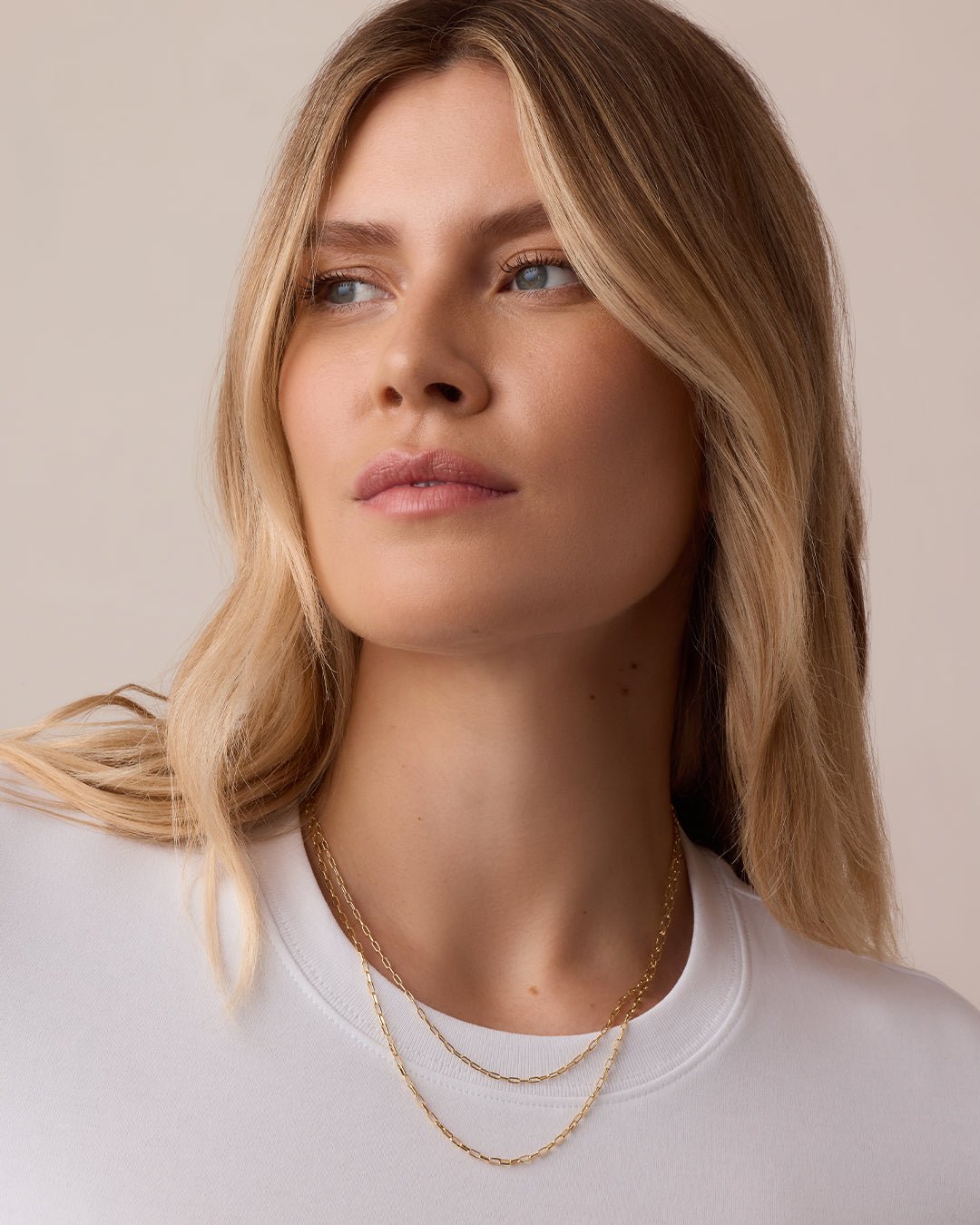 Parker Delicate Necklace || option::18k Gold Plated, 20 in.