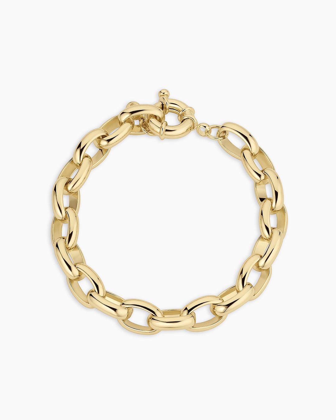 Avery Statement Bracelet || option::18k Gold Plated 