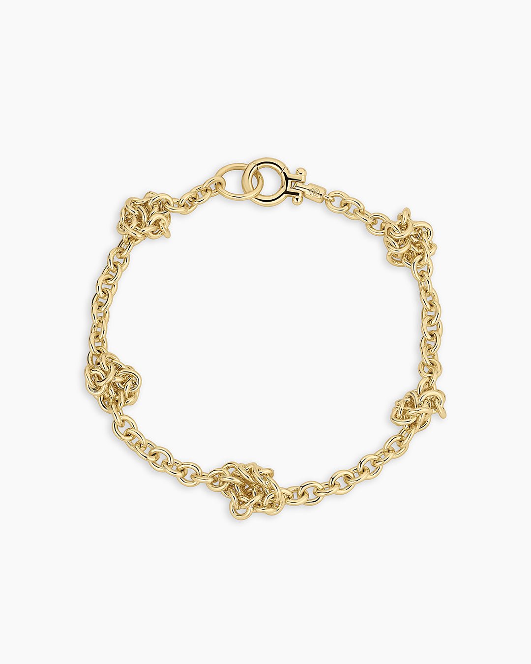 Knotty Bracelet || option::18k Gold Plated 