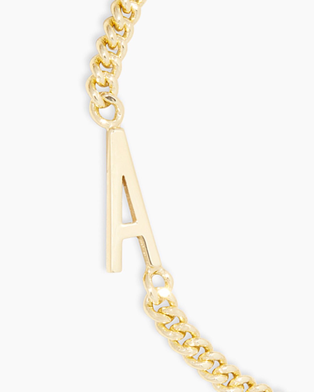 Wilder Alphabet Bracelet Alphabet Bracelet || option::18k Gold Plated, A