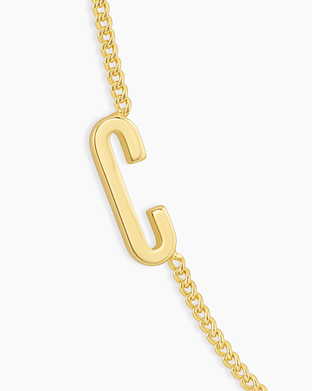 Wilder Alphabet Necklace Alphabet Necklace || option::18k Gold Plated, C