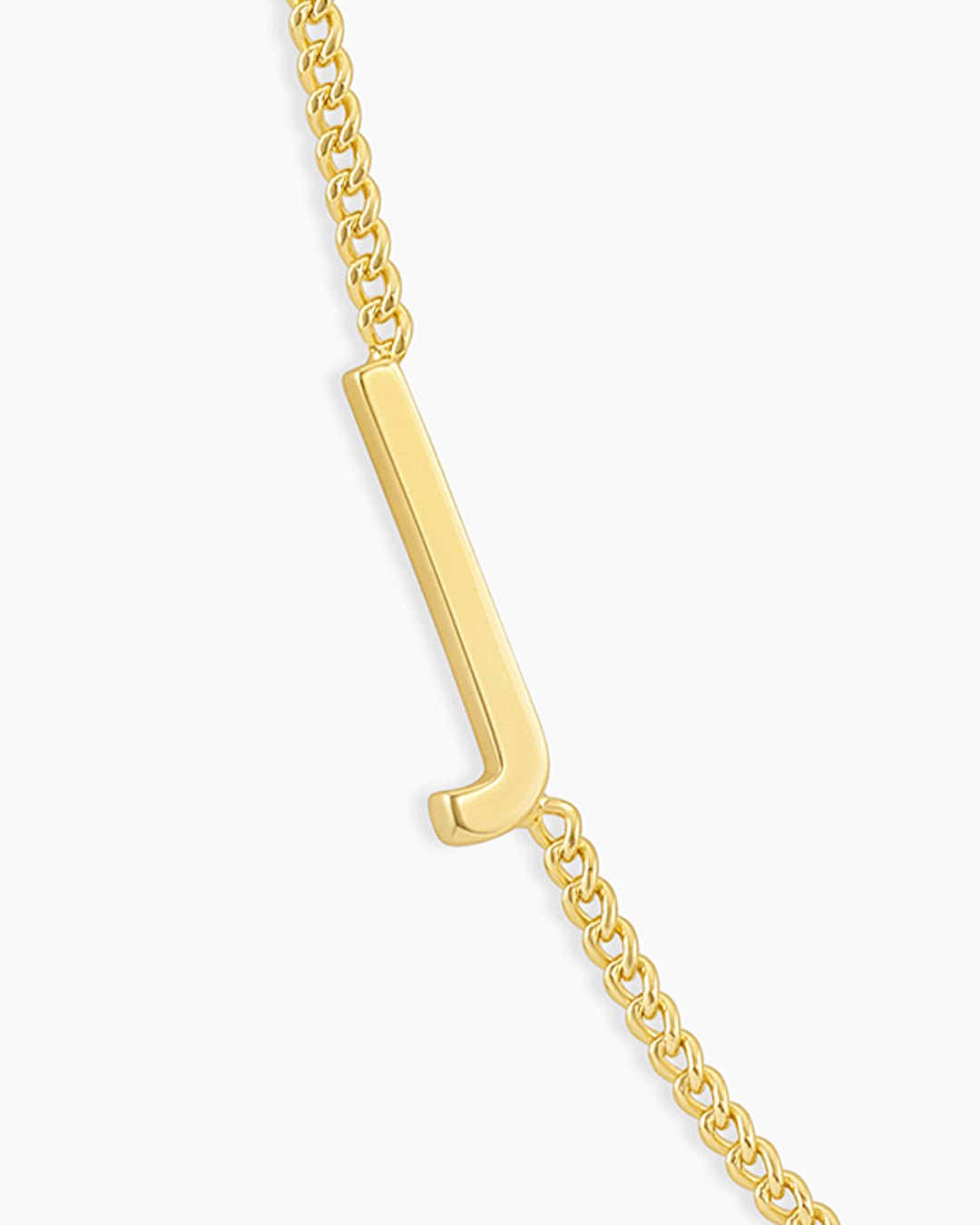 Wilder Alphabet Necklace Alphabet Necklace || option::18k Gold Plated, J