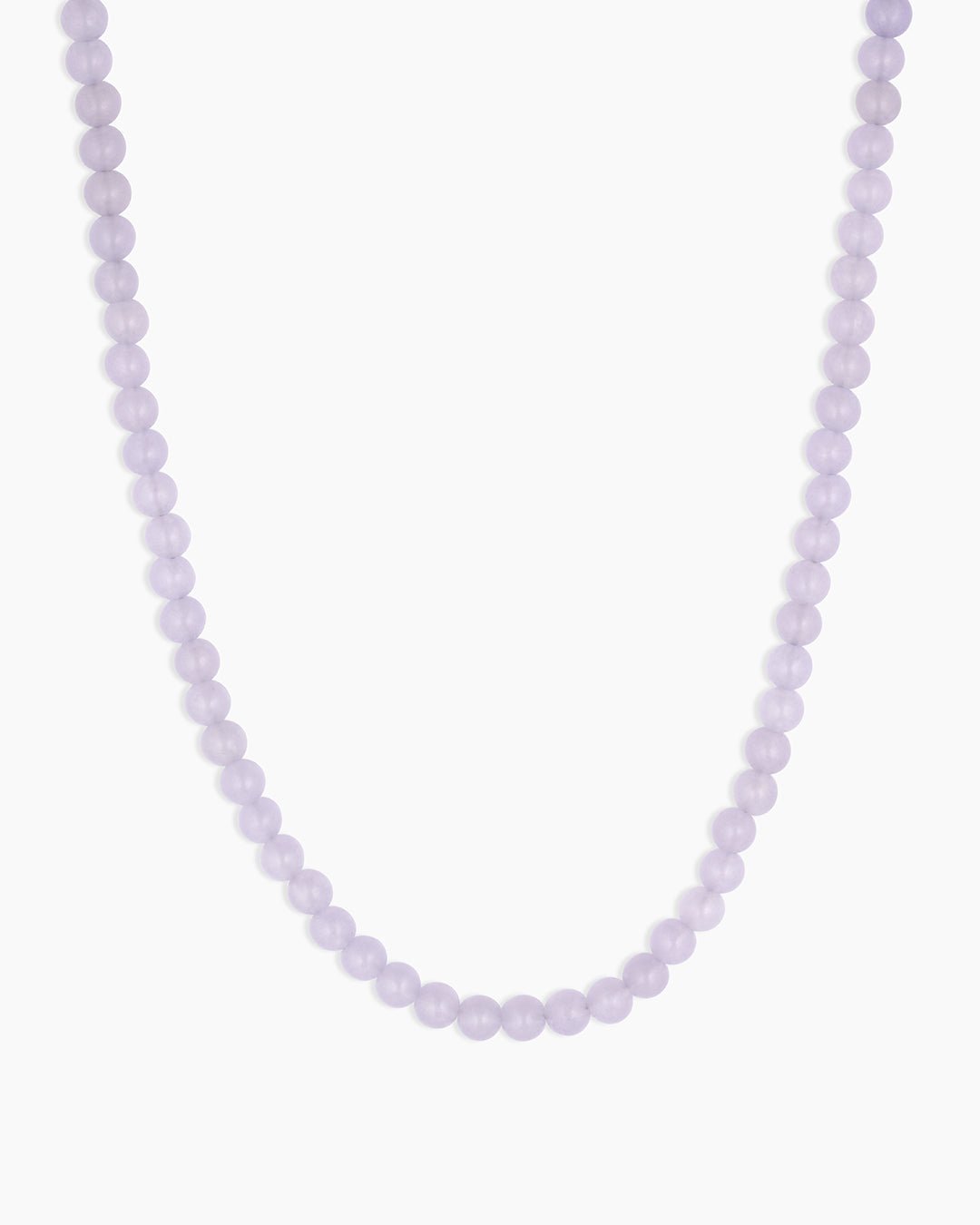 Carter Gemstone Necklace || option::18k Gold Plated, Lavender Jade