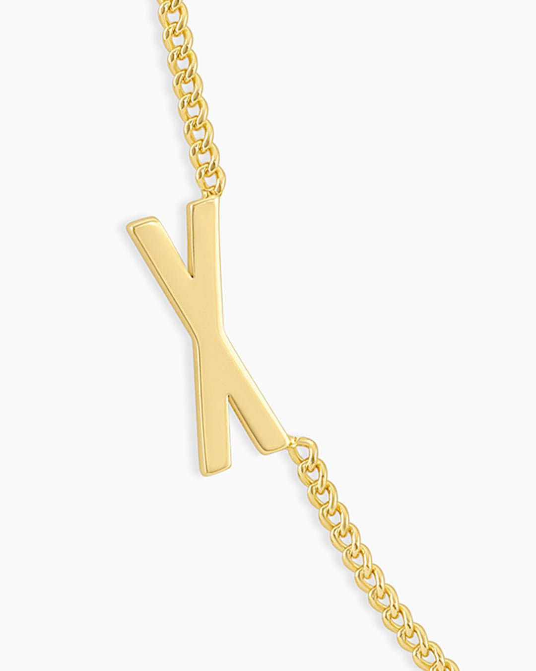 Wilder Alphabet Necklace Alphabet Necklace || option::18k Gold Plated, X