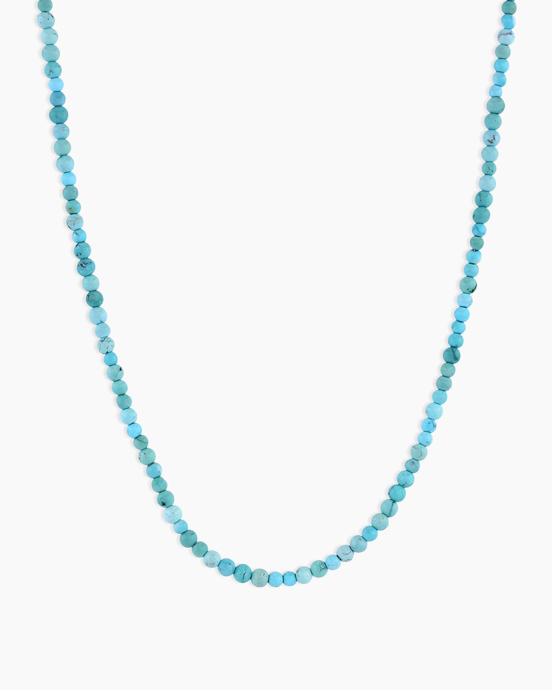 Mini Turquoise Necklace || option::14k Solid Gold